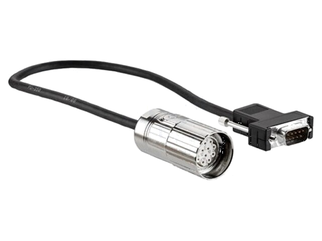Adapter M23 12pin / D-Sub 9pin; -20÷60°C Adapter M23 12pin / D-Sub 9pin; -20÷60°C
